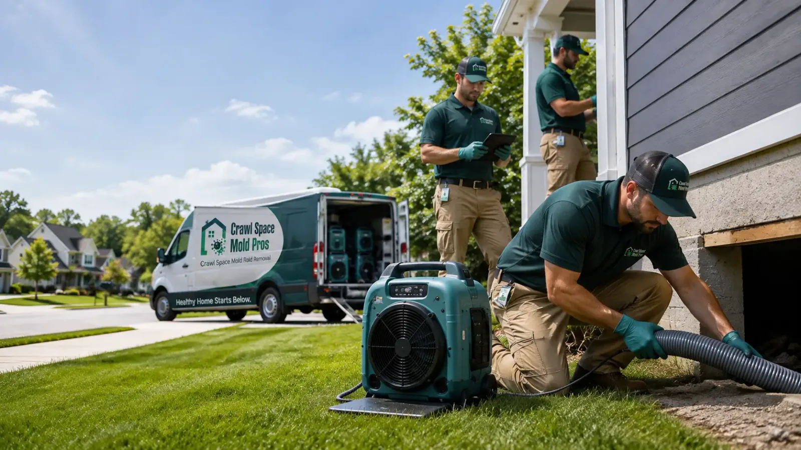 Crawl Space Mold Removal in Taylorsville, IN